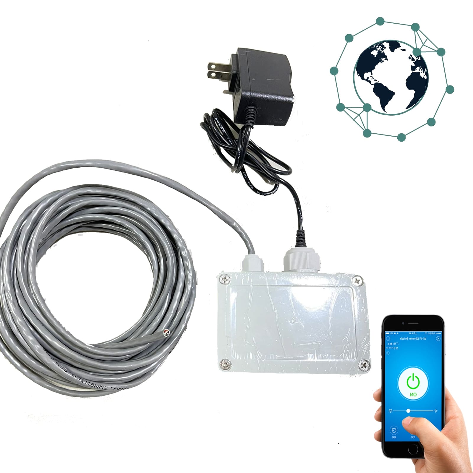 Switch Apertura Wifi Porton Chapa Smarthome App Google Home Armado