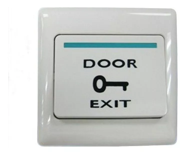 Boton Liberador Puerta Chapa Cerradura Porton Control Acceso