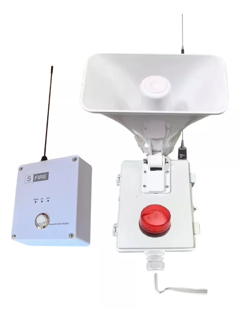 Alarma Vecinal Std Inalámbrica Largo Alcance 2000m Exterior