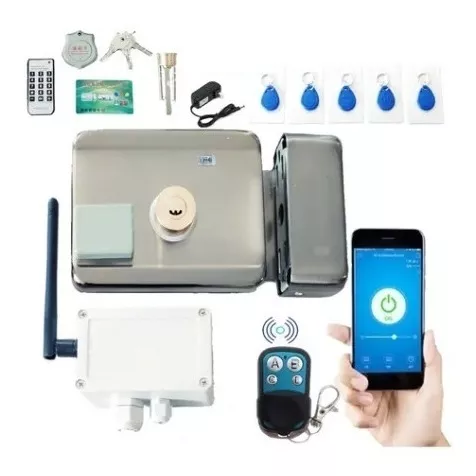 Chapa Cerradura Electrica Rfid Activacion 1 Rf Alta Seguridad