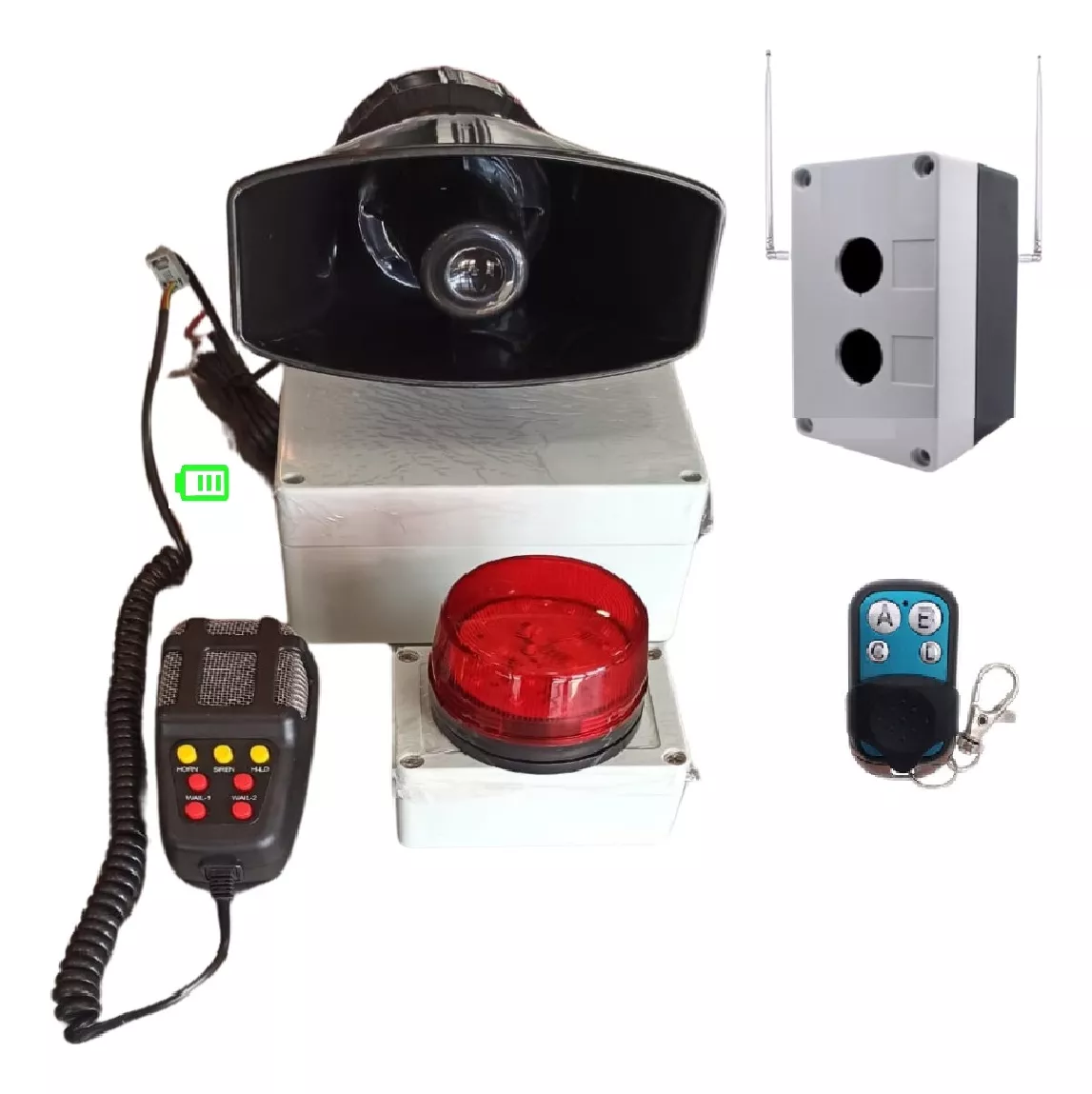 Alarma Std Wifi Rf 2 Sonidos Con Bp, Altavoz Y Batería