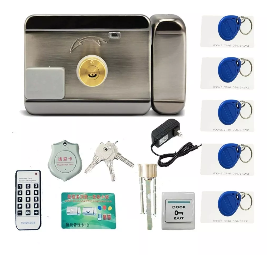 Chapa Cerradura Electrica Rfid Control De Acceso Inteligente