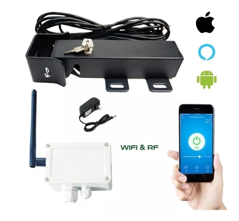 Cerradura Porton Wifi Exterior 100 Usuarios Uso Rudo App