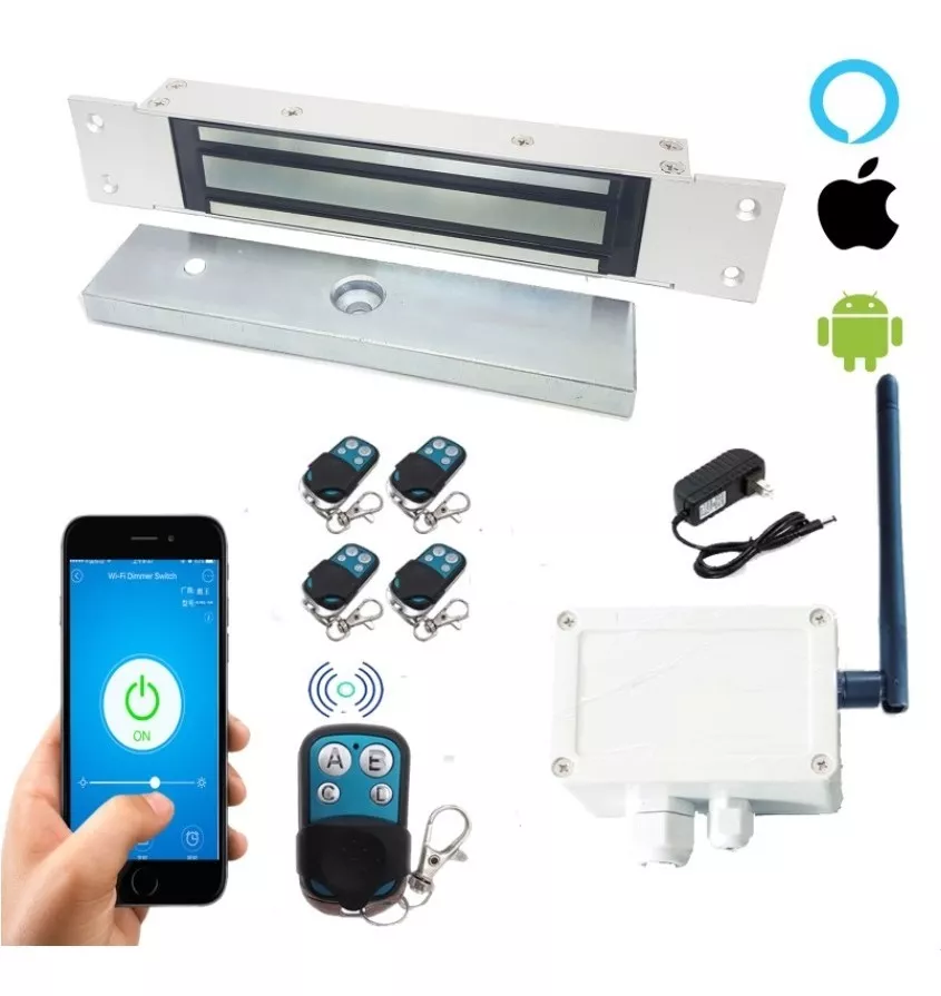 Cerradura Chapa Electromagnetica Activacion Rf 280kg Smart