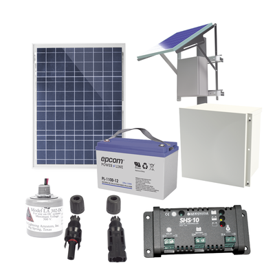 Kit Solar de 12 Vcd para alimentar energizador