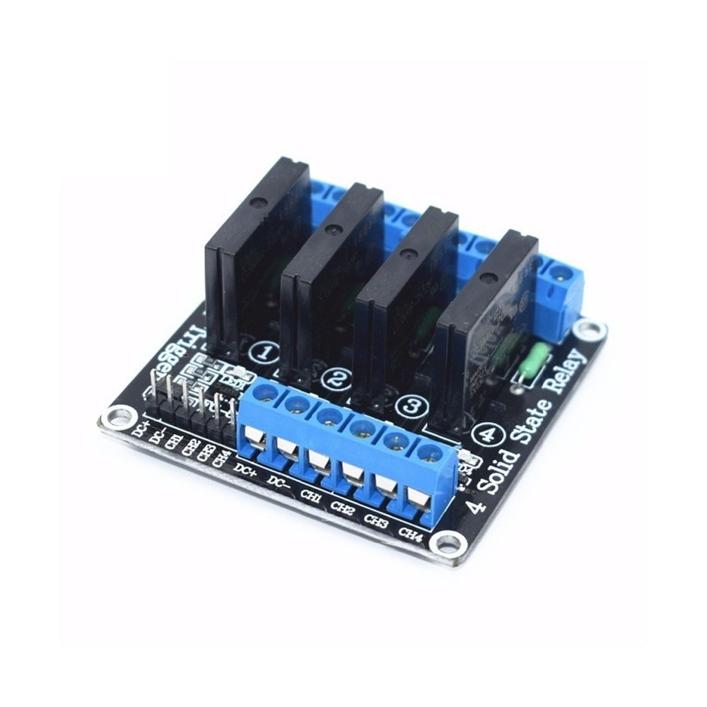 MODULO DE RELEVADORES 4 CH DE ESTADO SOLIDO