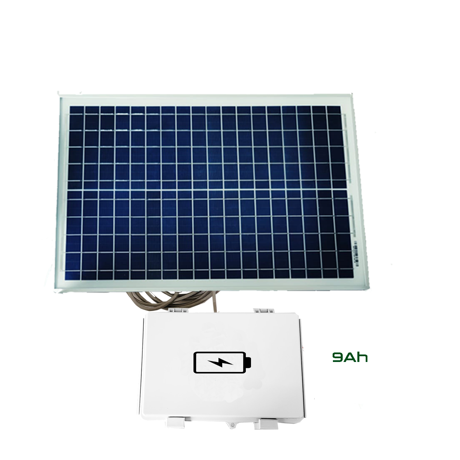 Respaldo energetico con Panel Solar 100Wh