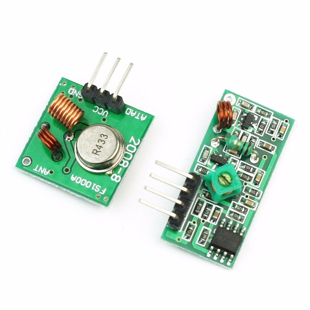 Módulo RF transmisor y receptor 433 Mhz 5V