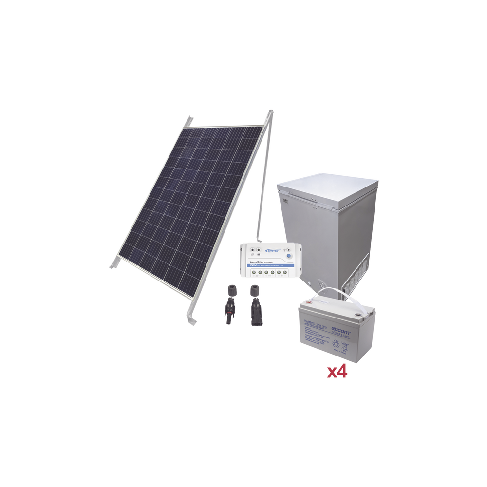 Kit de energía solar para congelador de 100 L