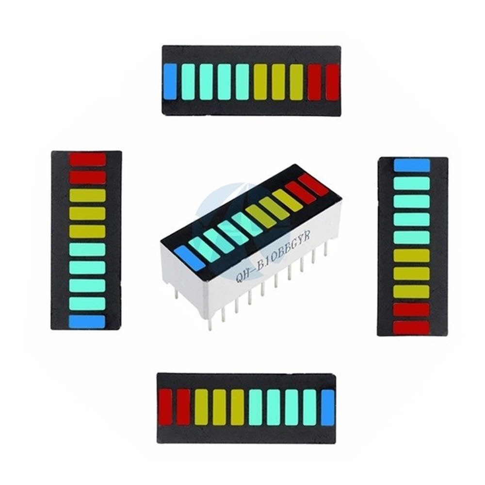 BARRA DE 10 LEDS DIP MULTICOLOR