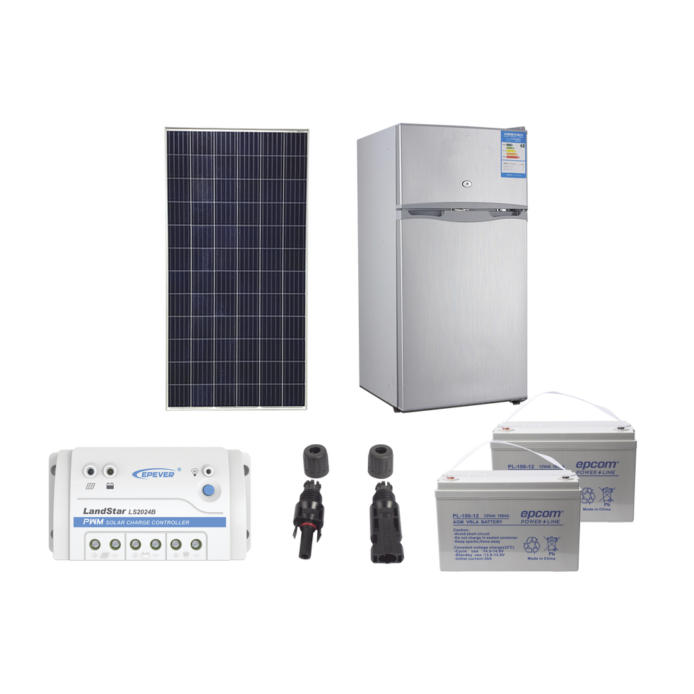 Kit de energía solar para refrigerador de 105 L