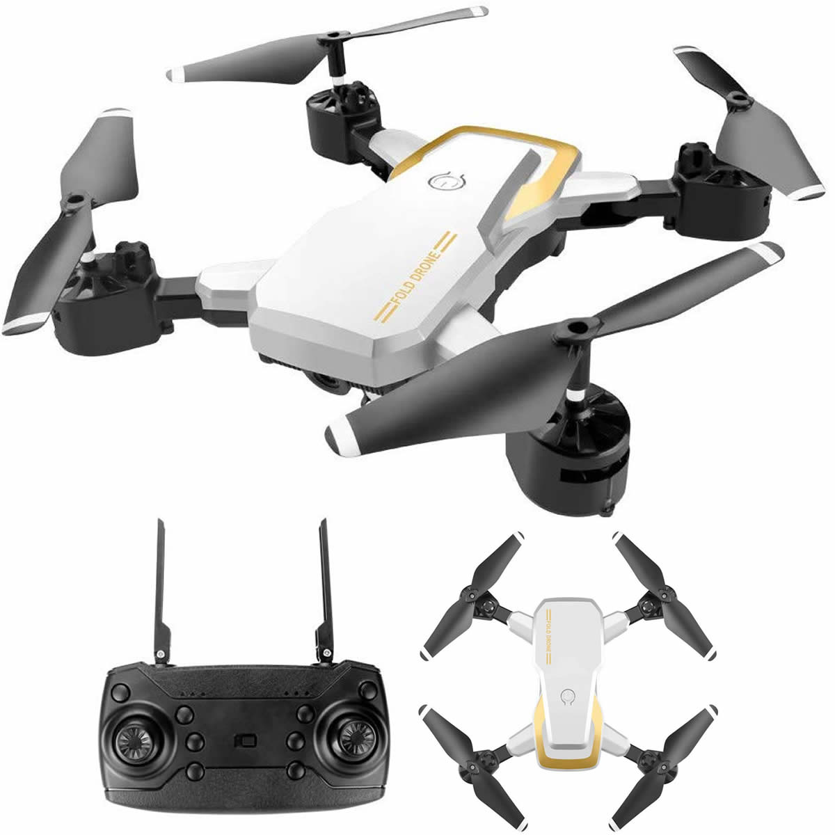 Drone Quadcopter pro wifi FPV plegable camara 1080 HD