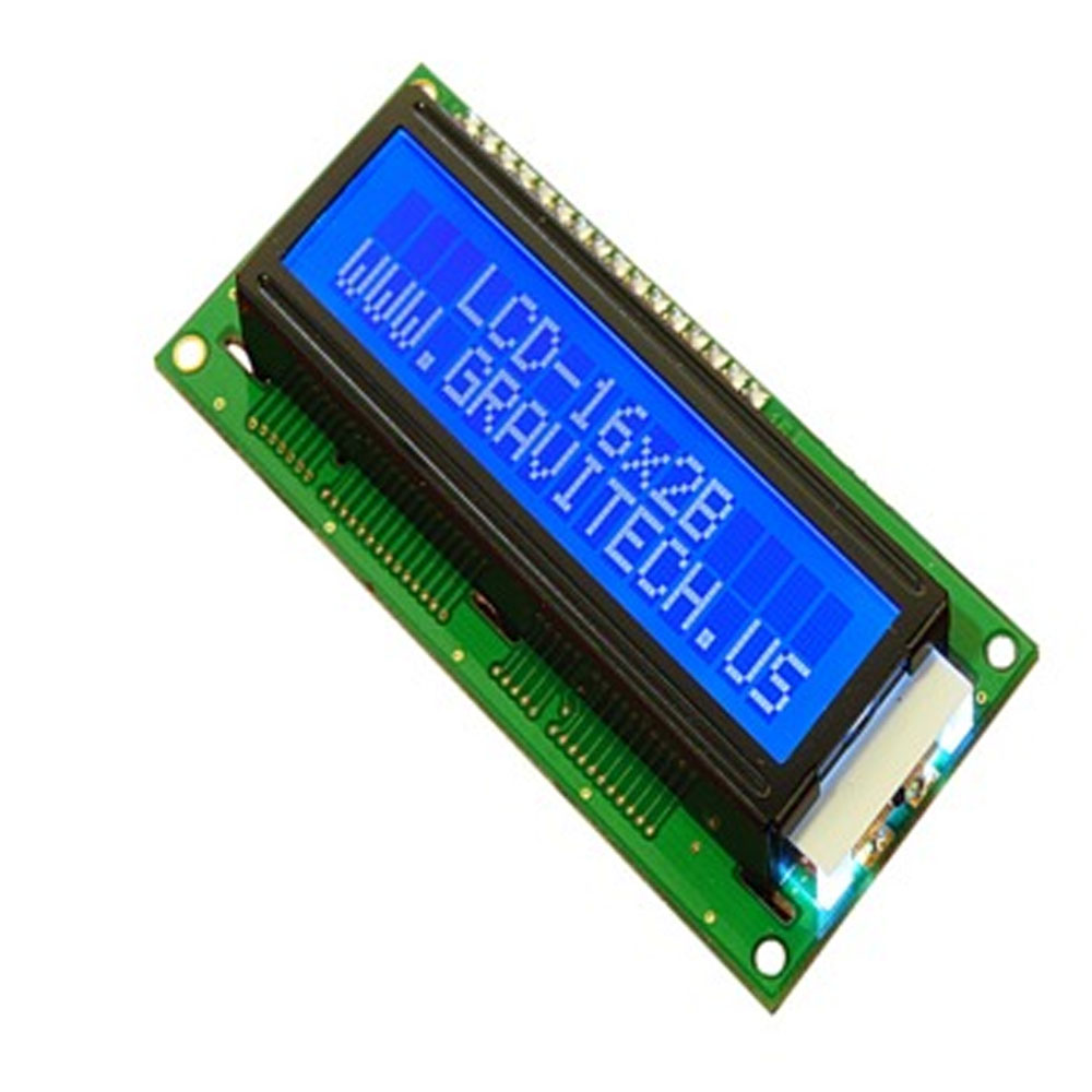 Pantalla 16x2 LCD Iluminación azul letras blancas