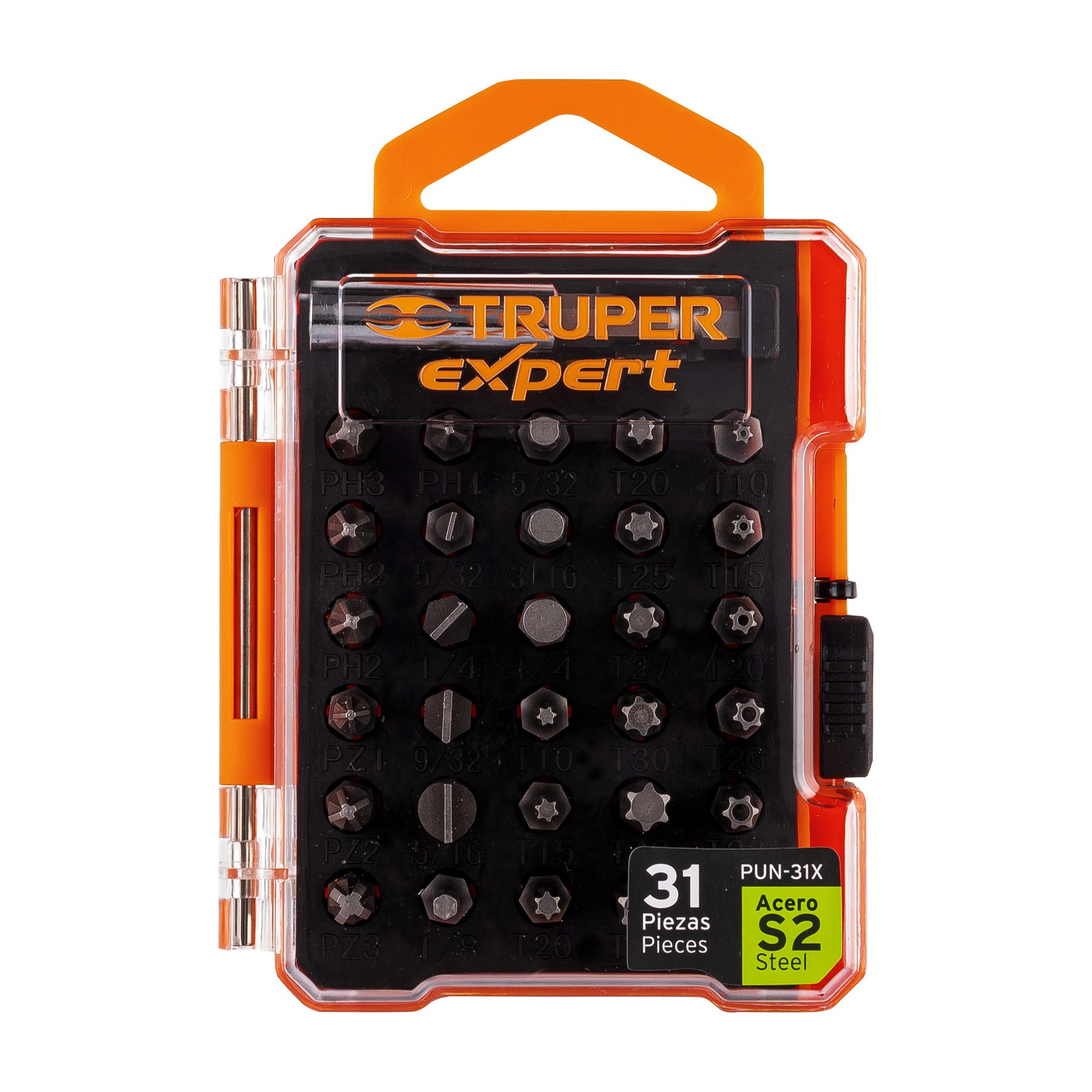 juego de puntas para desarmador 31 pz con extension magnetica de 60mm